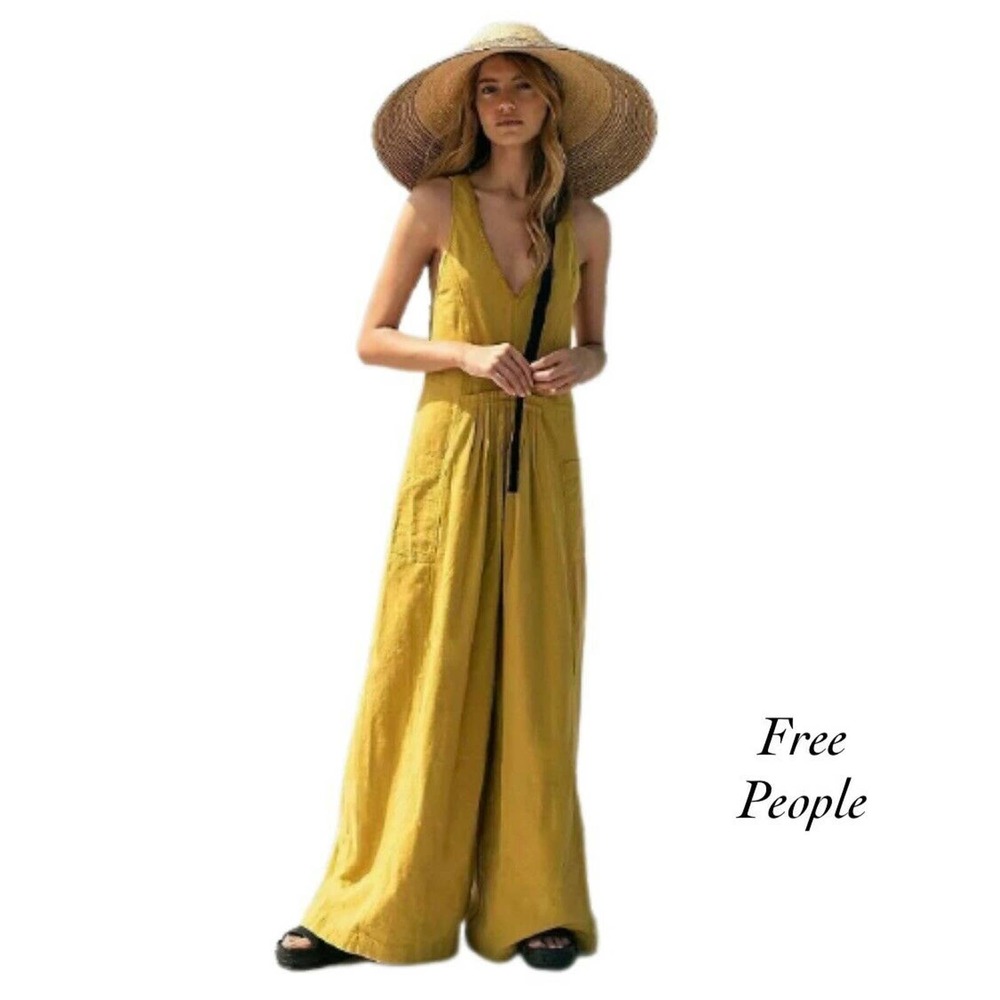 Free People Next Level Boho Jumpsuit NWOT Size XS